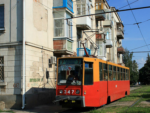 В Таганроге  остановились  трамваи