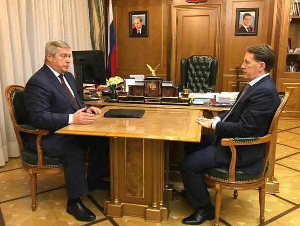 Василий Голубев попросил у вице-премьера России помощи в укреплении берегов Таганрогского залива