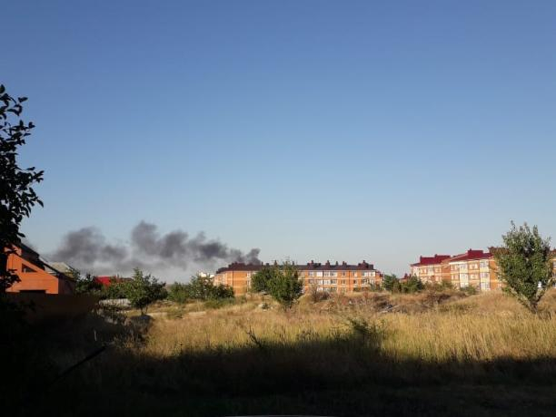 Таганрогская свалка на Николаевском шоссе продолжает гореть