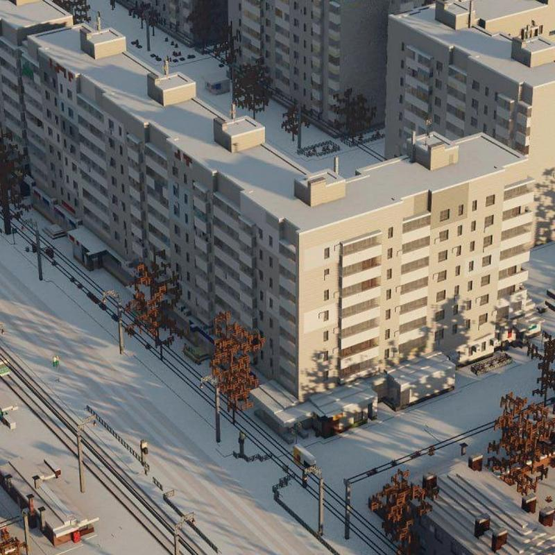 Студент из Таганрога создал копию района родного города в Minecraft