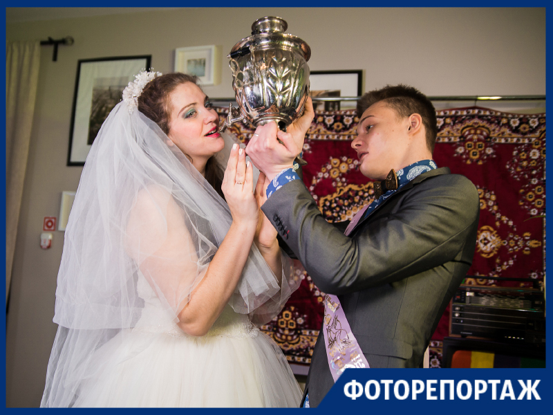 В Таганроге прошла веселая и зажигательная «Трэш-свадьба»