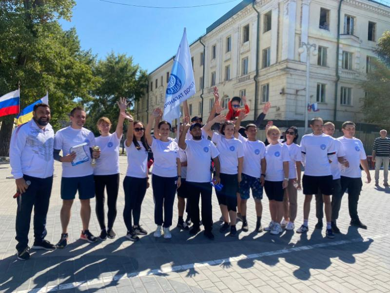 Сотрудники таганрогского Водоканала  приняли участие в городской легкоатлетической эстафете и заняли 2-е место