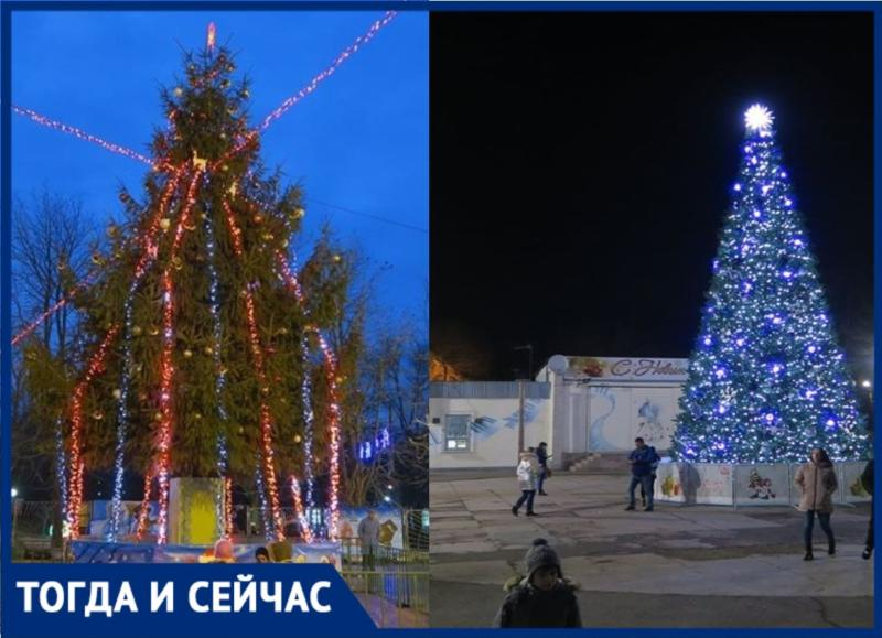 Блогер сравнил украшение главной елки Таганрога в 2017 и в 2019