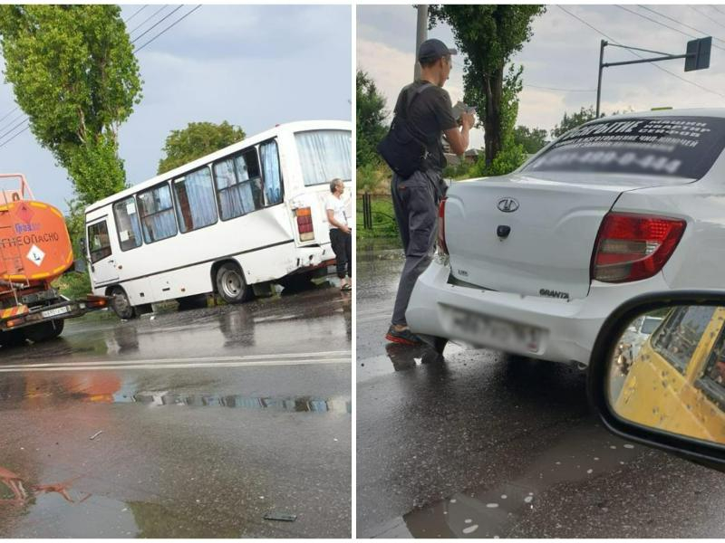 Две аварии произошли 16 августа по улице Транспортной Таганрога