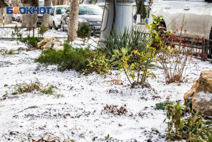 Снегопад движется на Таганрог. Коммунальщики в режиме повышенной готовности