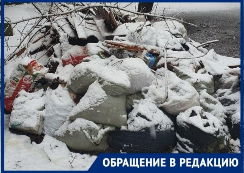 «Экотранс» не спешит вывозить мусор с улицы Ленина в Таганроге