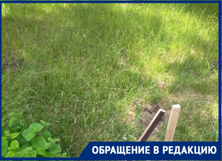 В Таганроге очередная детская площадка превращается в пустырь
