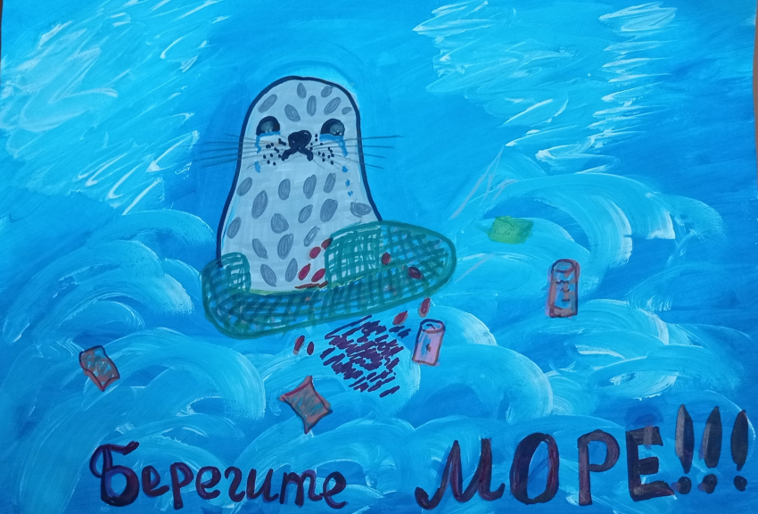 В Таганроге продолжается конкурс детских экологических рисунков