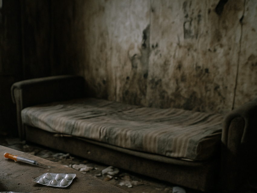 Нет наркотикам — нет СПИДу: в квартире, где всё давно потеряно побывали таганрожцы