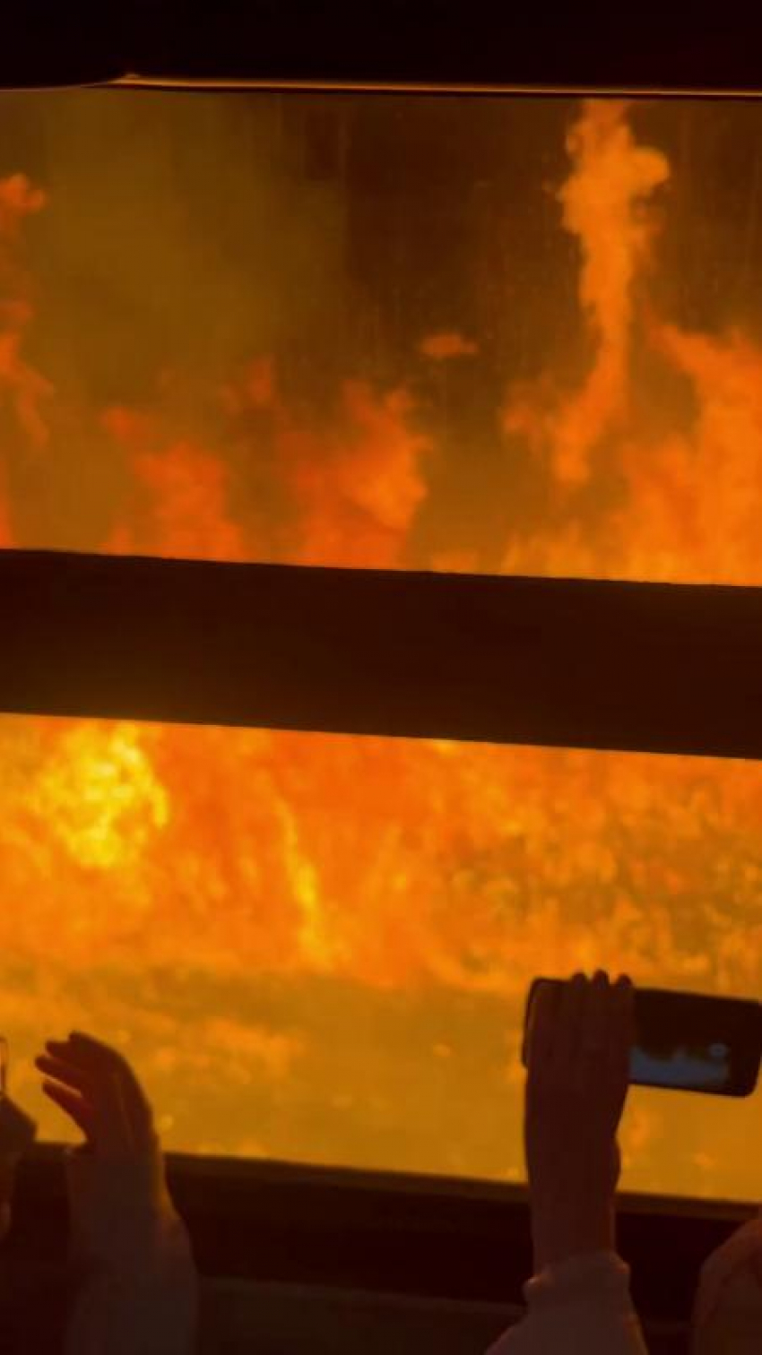 "Поезд в огне": электричка с пассажирами из Таганрога буквально оказалась в преисподней