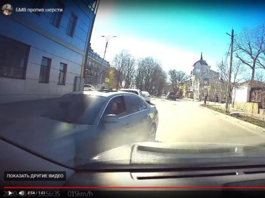 В Таганроге нарушитель на BMW наконец – то  оштрафован 