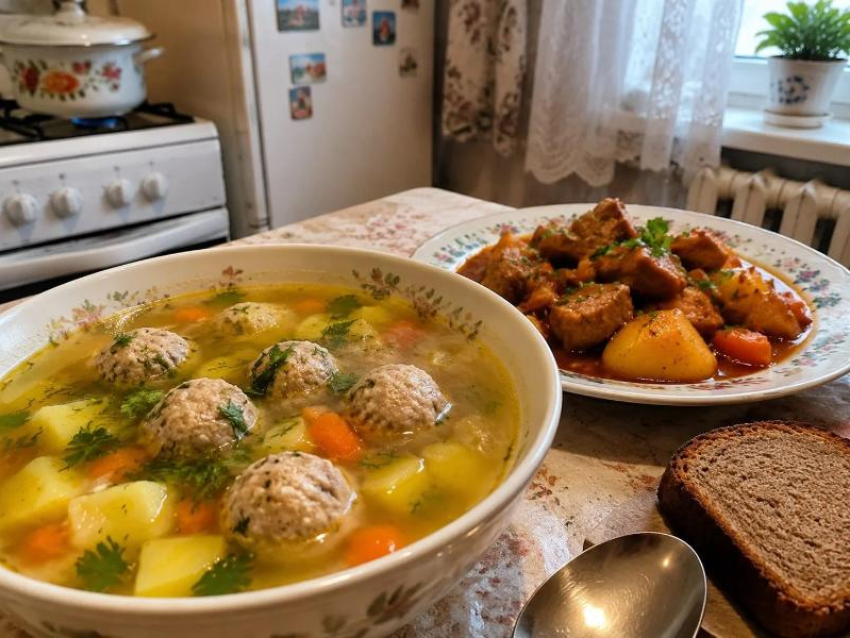 Первое, второе и компот: сколько стоит накормить семью в Таганроге по ценам Ростовстата