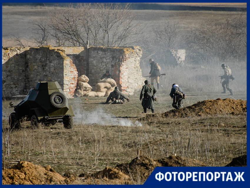 «Шесть дней в огне» - в Неклиновском районе прошла реконструкция боев по освобождению Ростова