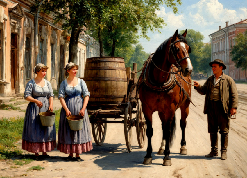 Водовозы заломили цены: таганрожцы страдали от жажды, а купцы и чиновники их отфутболивали