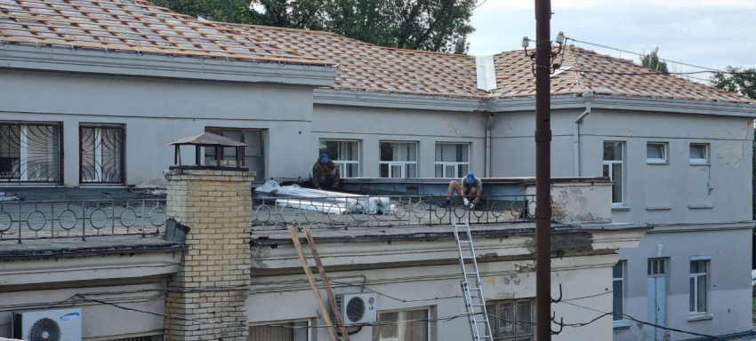 В школе № 24 идёт капитальный ремонт к новому учебному году