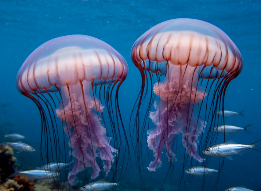 Пора переходить на «морской студень": учёные считали промысловых рыб в Таганрогском заливе, а находили в сетях медуз