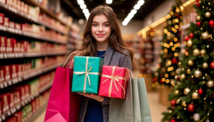 Дисконт-склад: новогодние ёлки и подарки вдвое дешевле