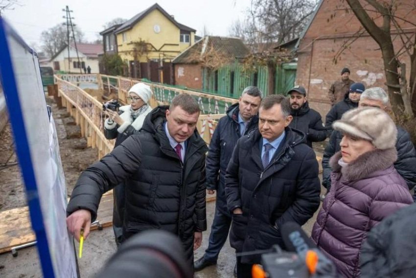 Врио губернатора Ростовской области впервые посетил Таганрог и проблемные объекты в нем