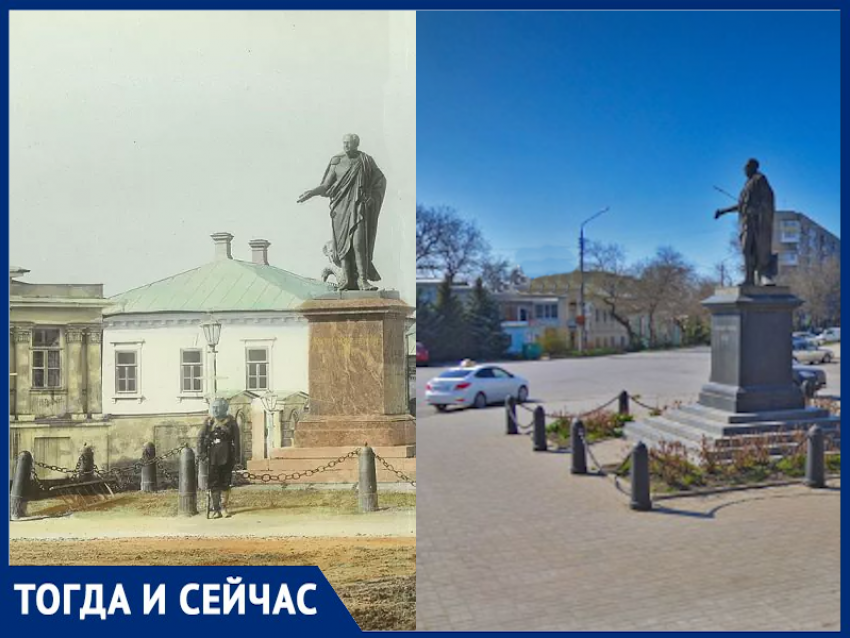 Памятник Александру в Таганроге: был переплавлен и повернулся направо 