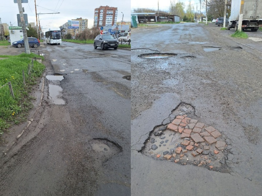 «Асфальт разлетается на глазах»: таганрожцы боятся остаться без колес