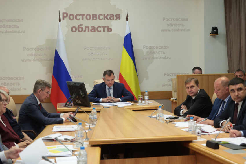 Юрий Слюсарь потребовал ускорить строительство детских площадок на Дону  