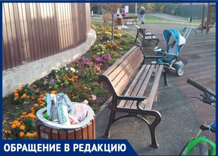 За несколько месяцев в Неклиновском районе испоганили парк за 14 млн рублей