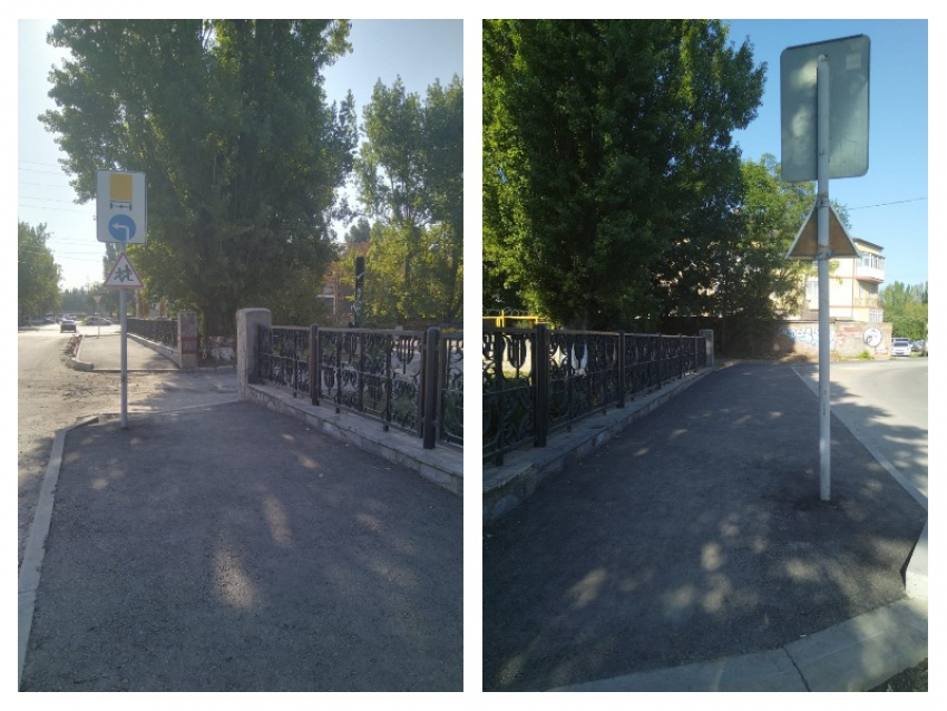 В Таганроге отремонтировали тротуар по ул. Толбухина